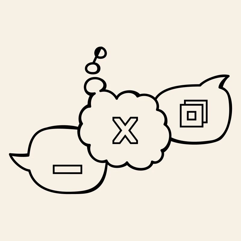 Computer speech bubbles