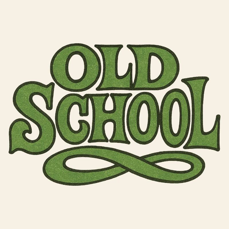 Old School Green Emblem