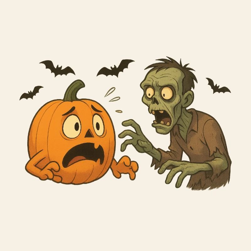 Pumpkin Panic and Zombie