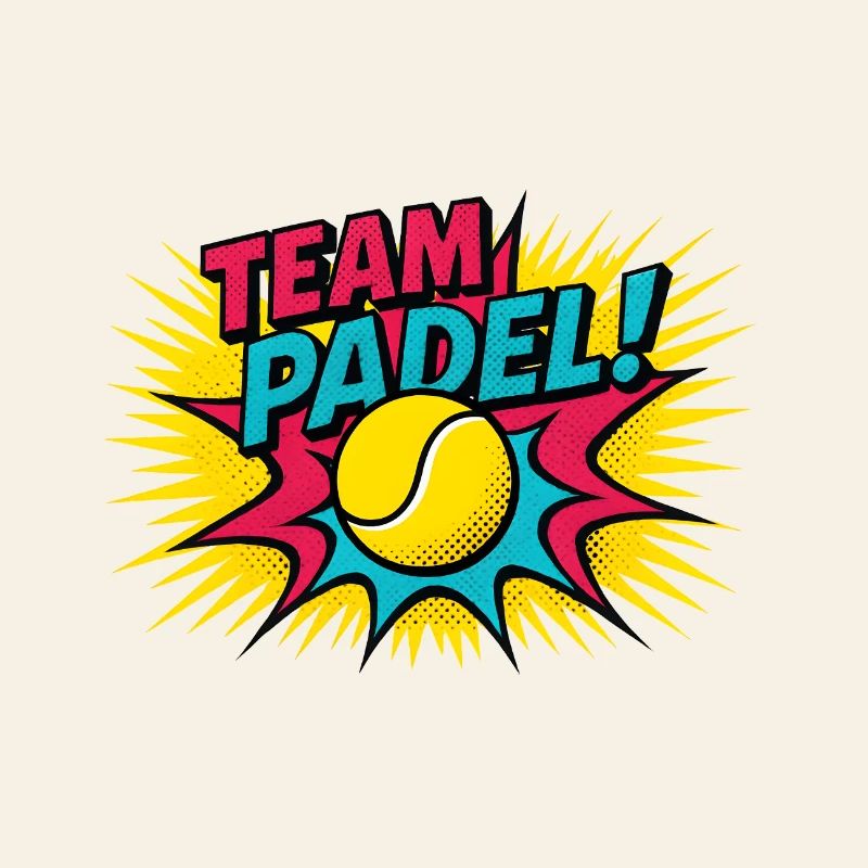 Padel Pop Art Explosion Team