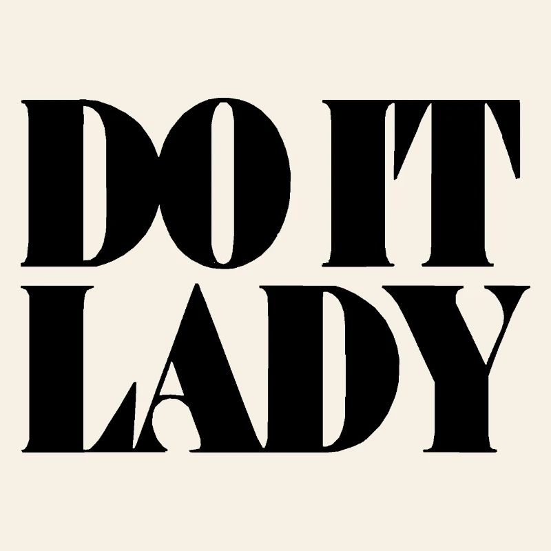 Do It Lady - black