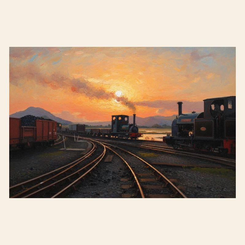 Ffestiniog Coucher de soleil