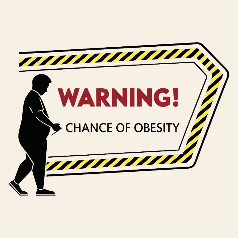 Warning: Obesity Caution Graphic