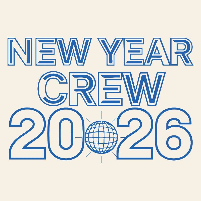 New Year Crew 2026 Celebration Tee