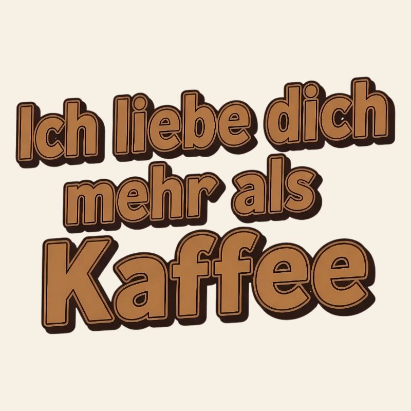 Je t’aime plus que le café – j’aime dire