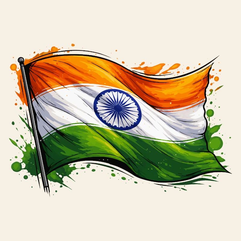 Drapeau indien