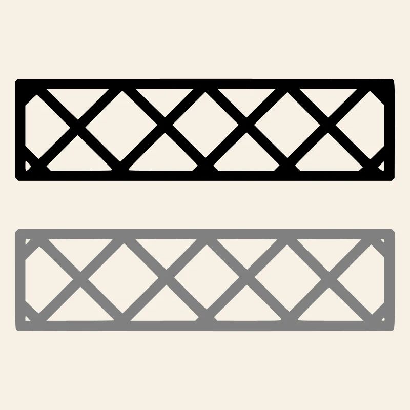 Fence Grid Pattern Frame