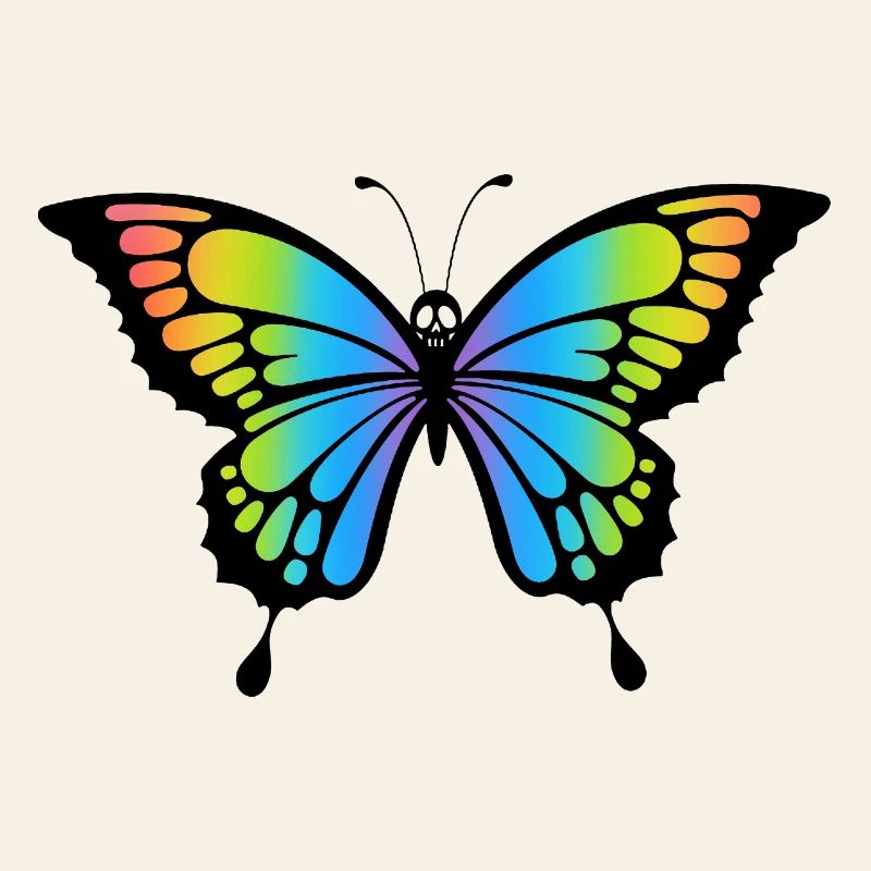 Crâne de papillon