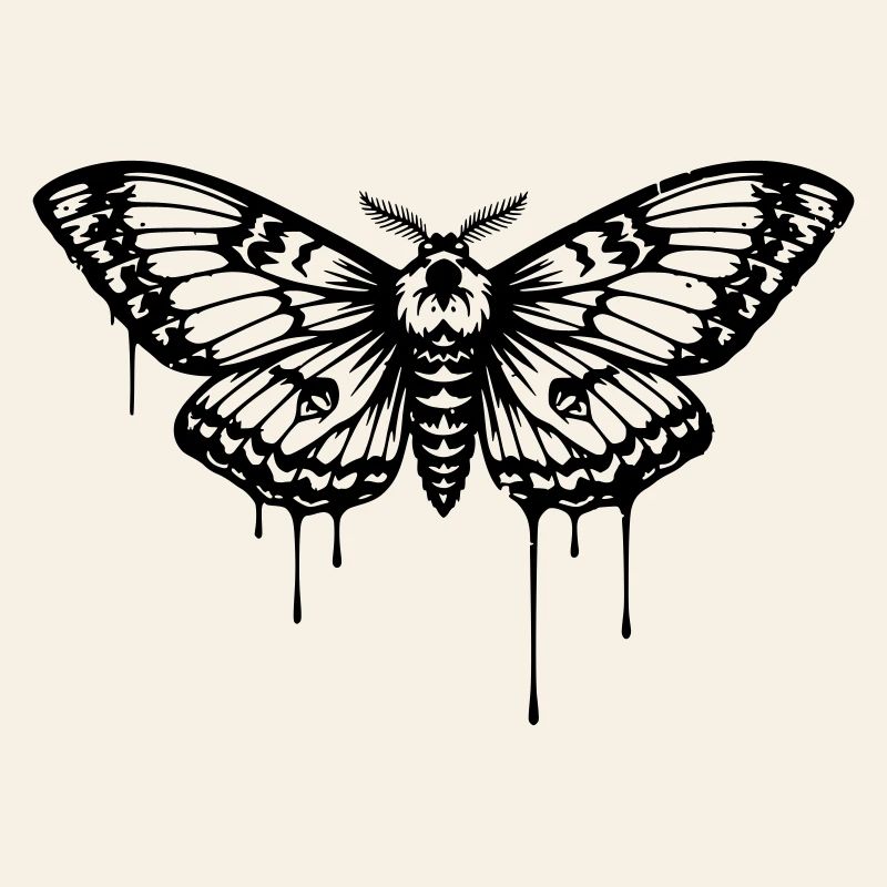 Moth Moth Tattoo