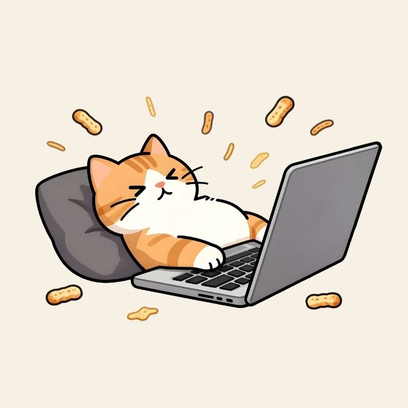 Chat geek en mode télétravail