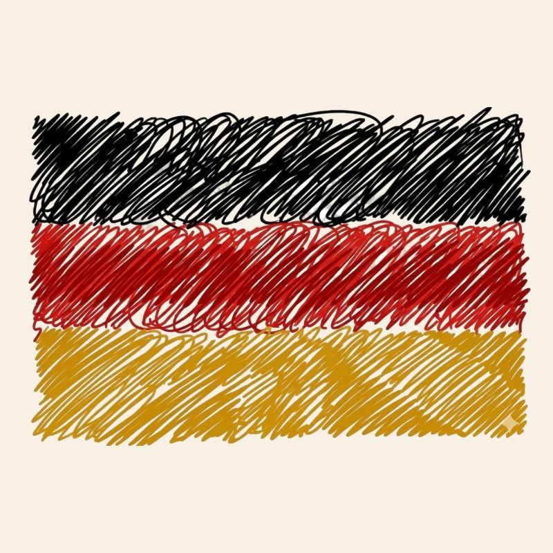 German Flag Scribble