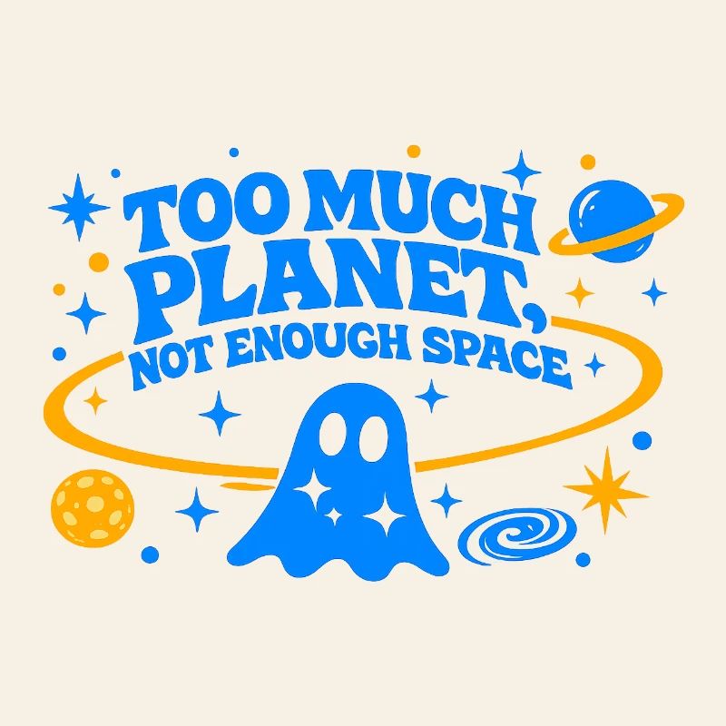 Trop de planète | Pas assez d’espace | Bleu électrique