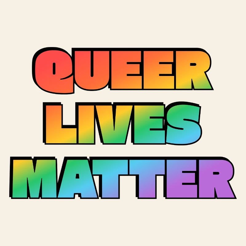 Queer Lives Matter Rainbow