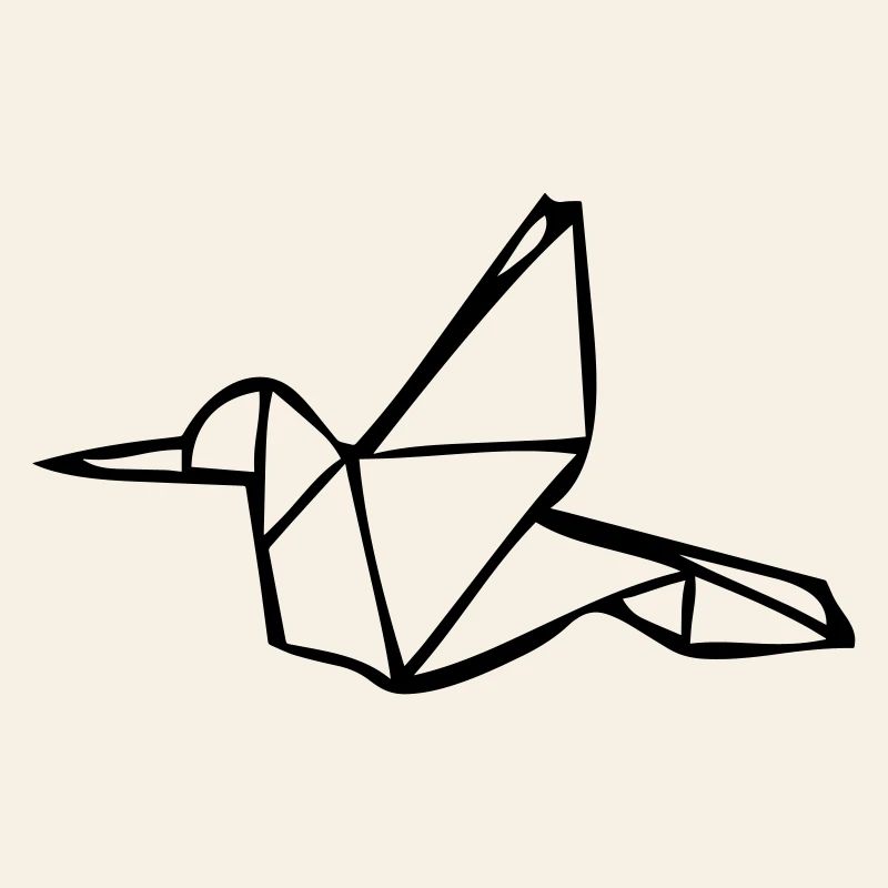 Origami Eisvogel