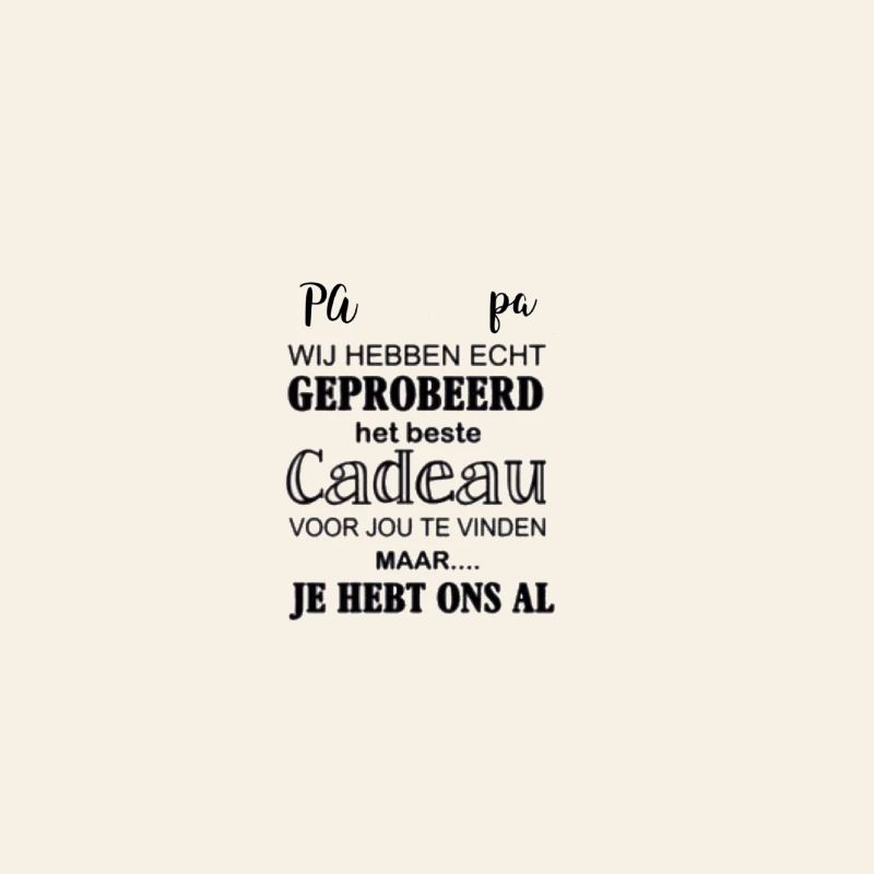 Personal Gift Text Print