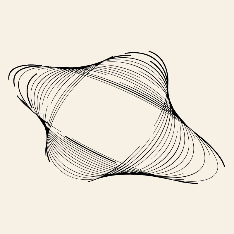 Die extra unperfekte geometrische Form