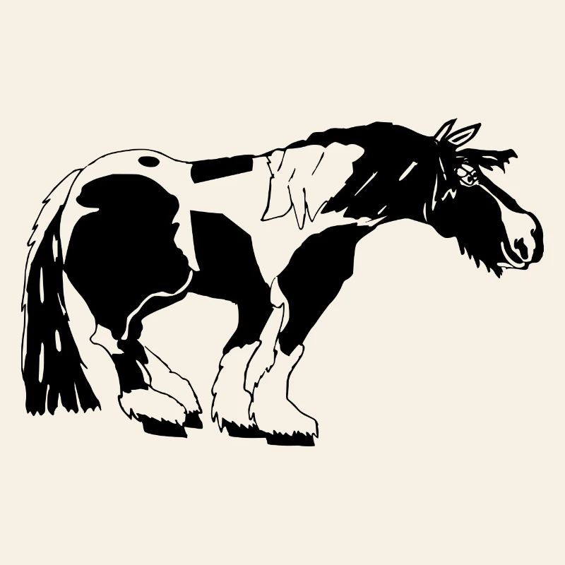 witziger Tinker , Tinker Schecke, Tinker reiten