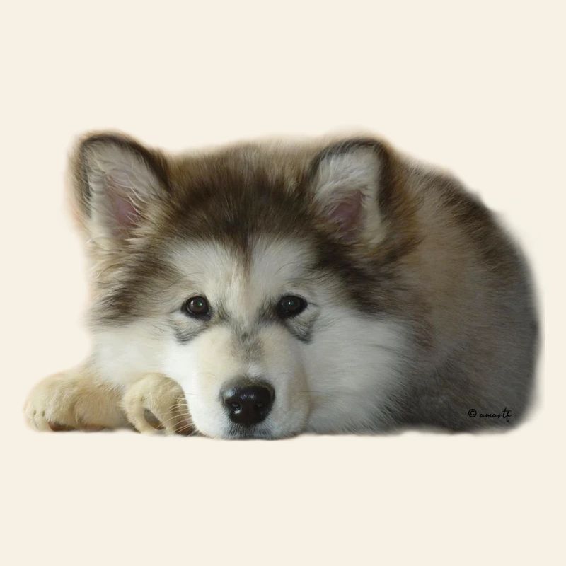Chiot malamute Maia