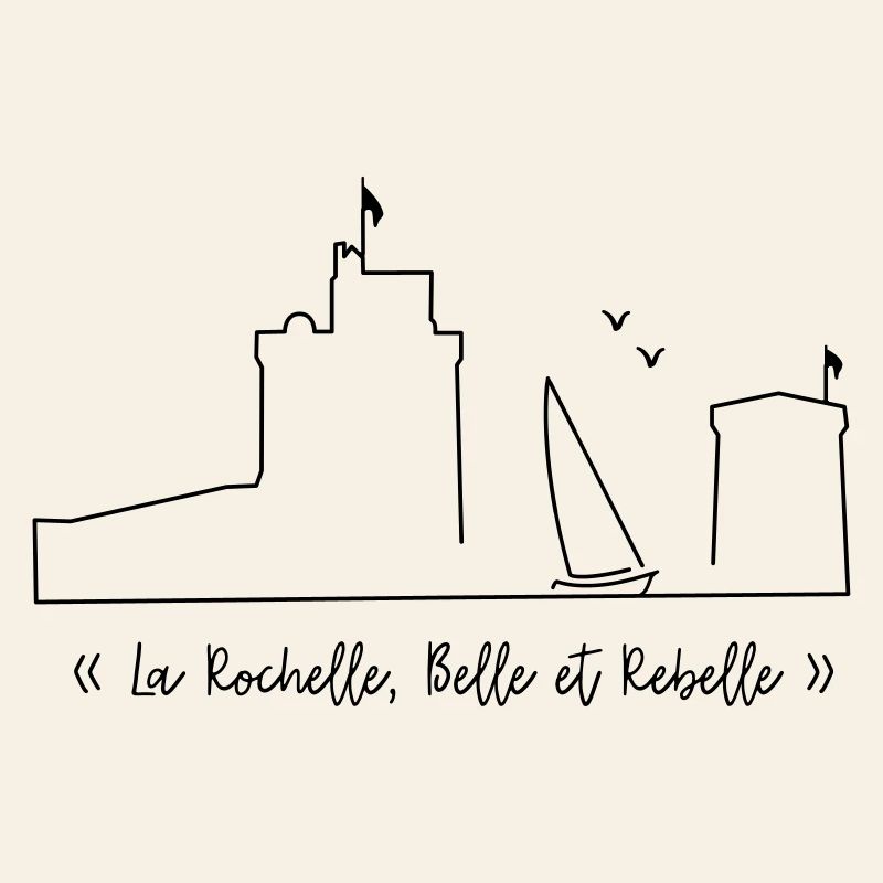 La Rochelle design blanc - by Nicolas Poitevin
