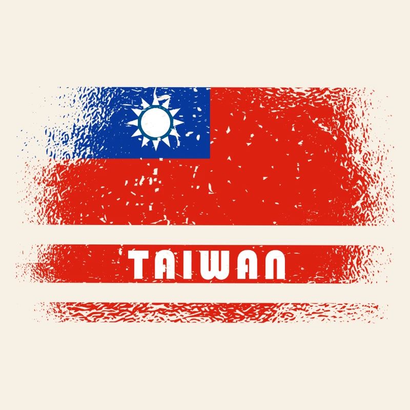 Drapeau vintage de Taiwan