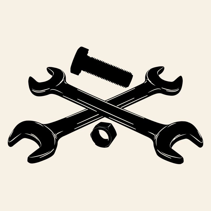 Wrenches bolt and nut