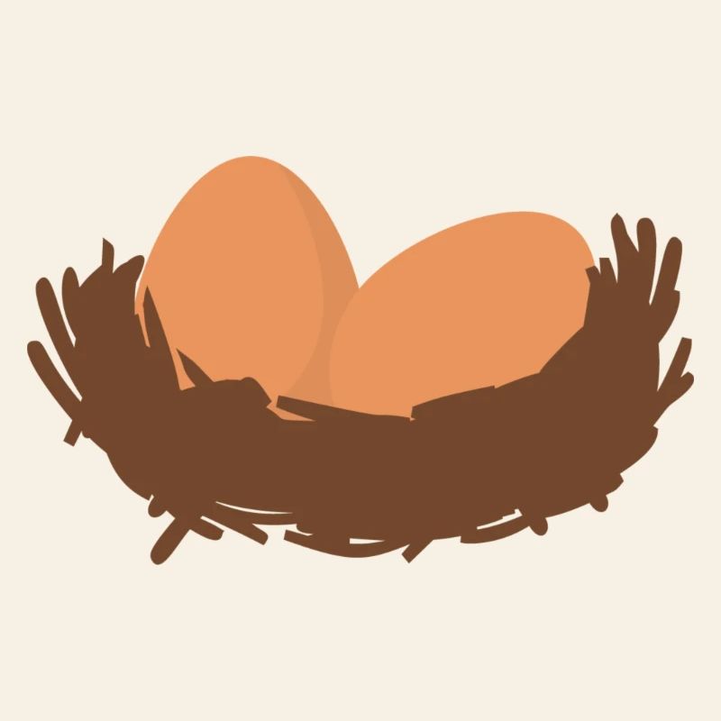 Eier Nest Egg Easter
