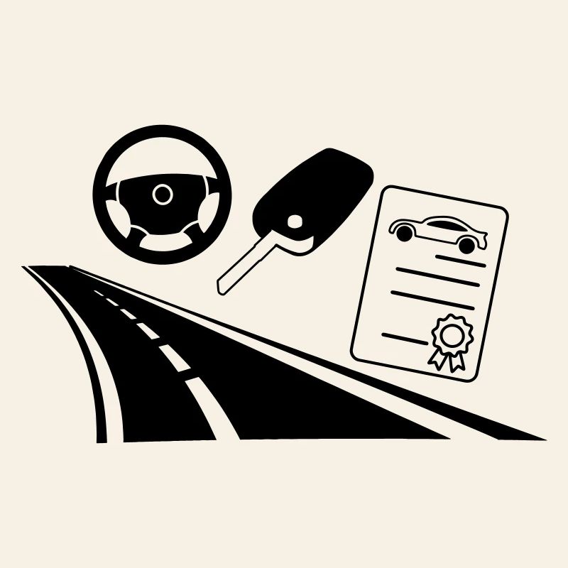 Highway car driver's license