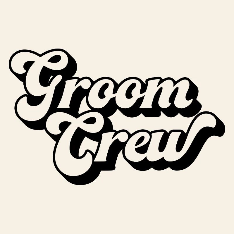 Groom Crew Squad Bachelor Party Men Matching Group