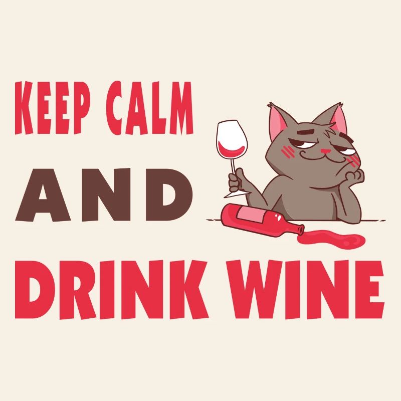 Keep calm and drink wine
