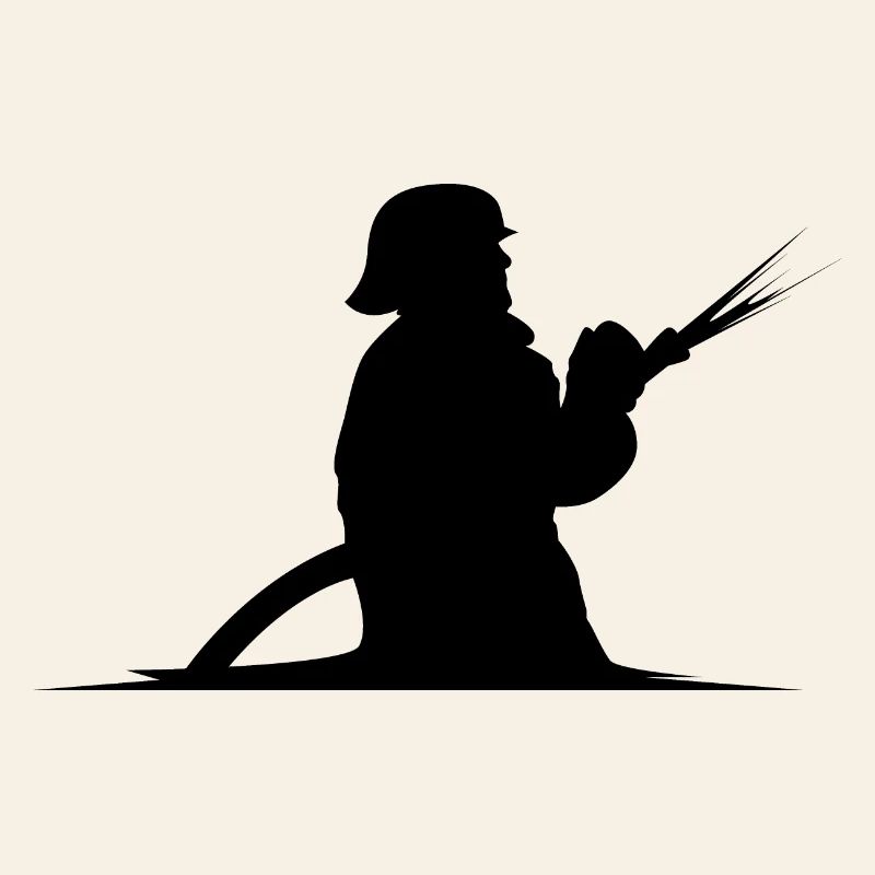 Firefighter Hose Fire Brigade Icon Graphic