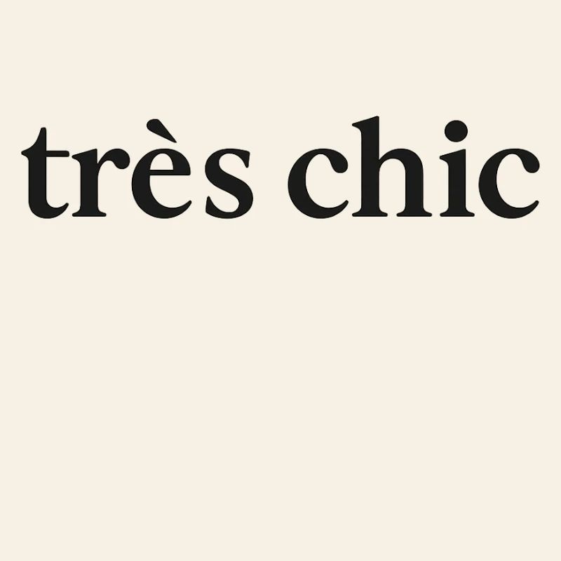 trés chic. Imprint