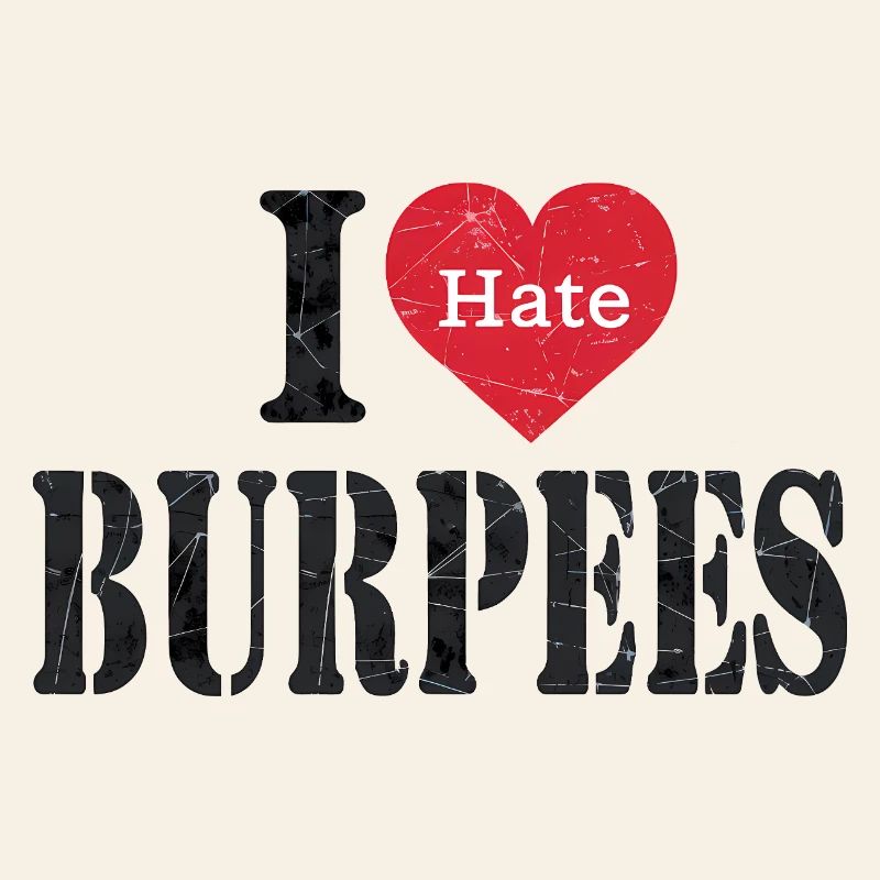 J’aime les burpees Citation drôle