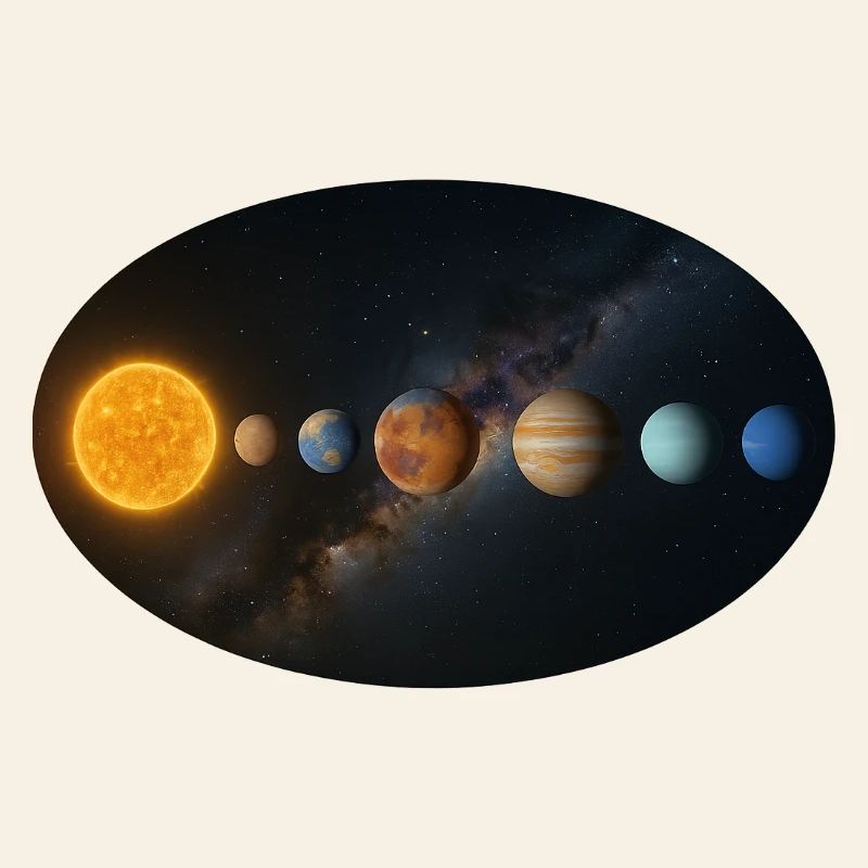 Soleil - Système solaire - Planètes