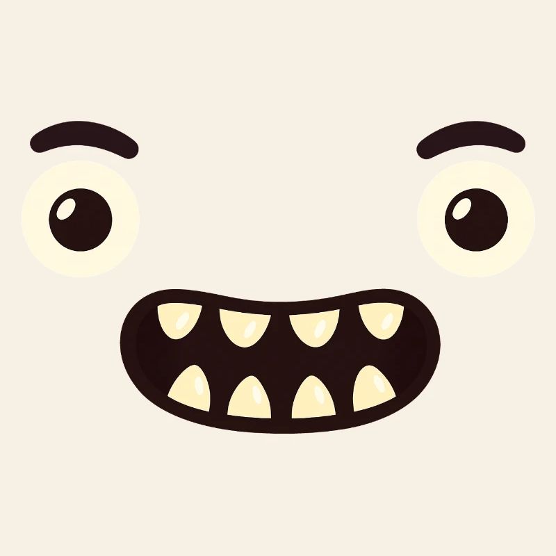 Visage de monstre