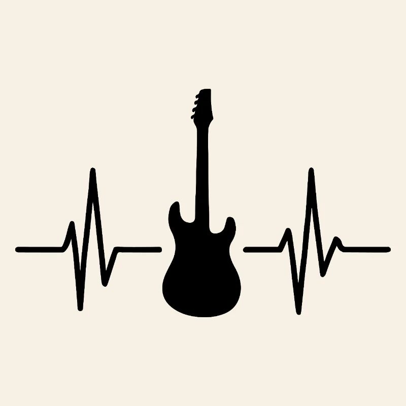 Guitar Pulse Silhouette