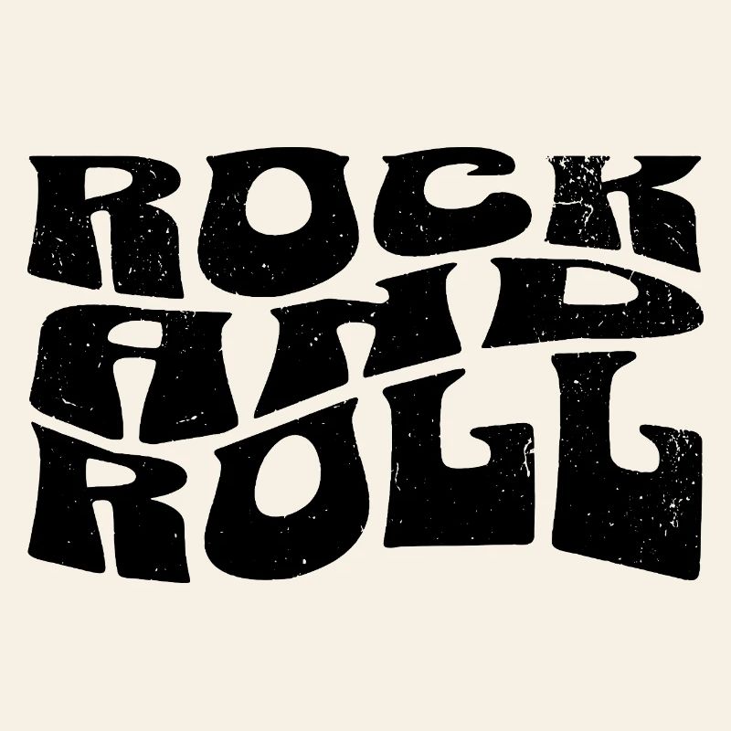 Conception du logo Rock and Roll
