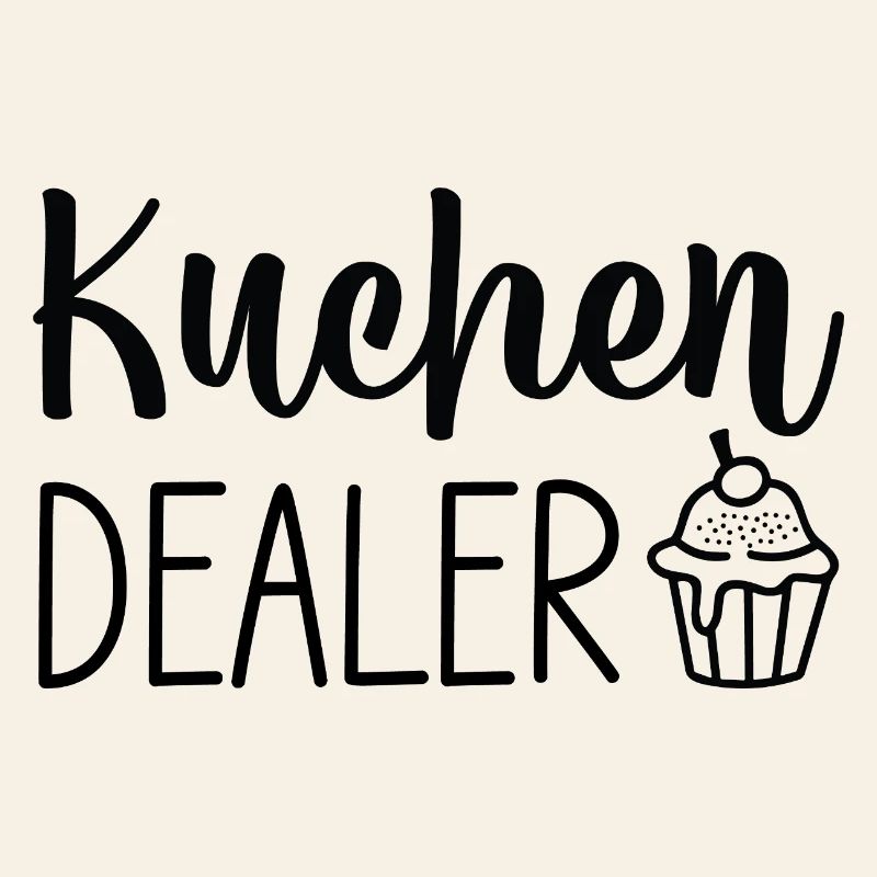 Kuchen Cupcake Script Logo