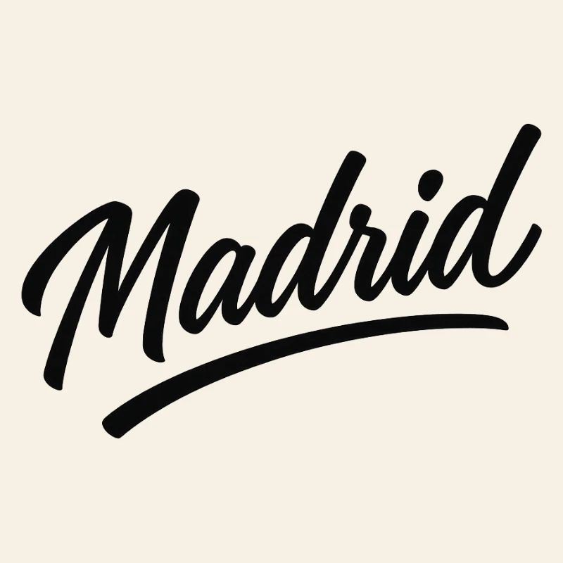 Madrid Script Urban Logo