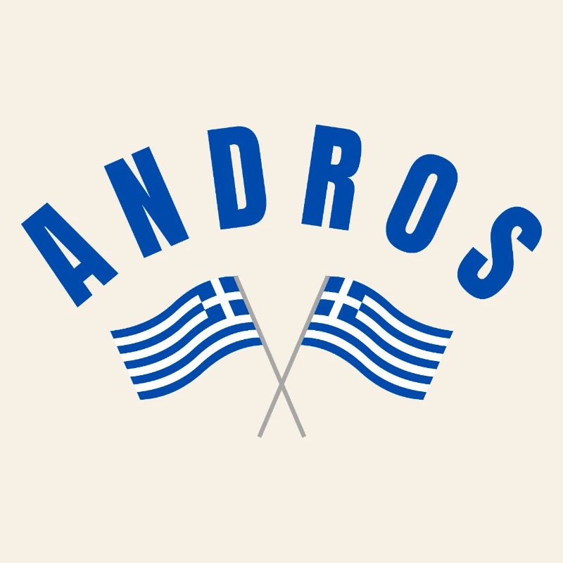 Andros a traversé les drapeaux grecs