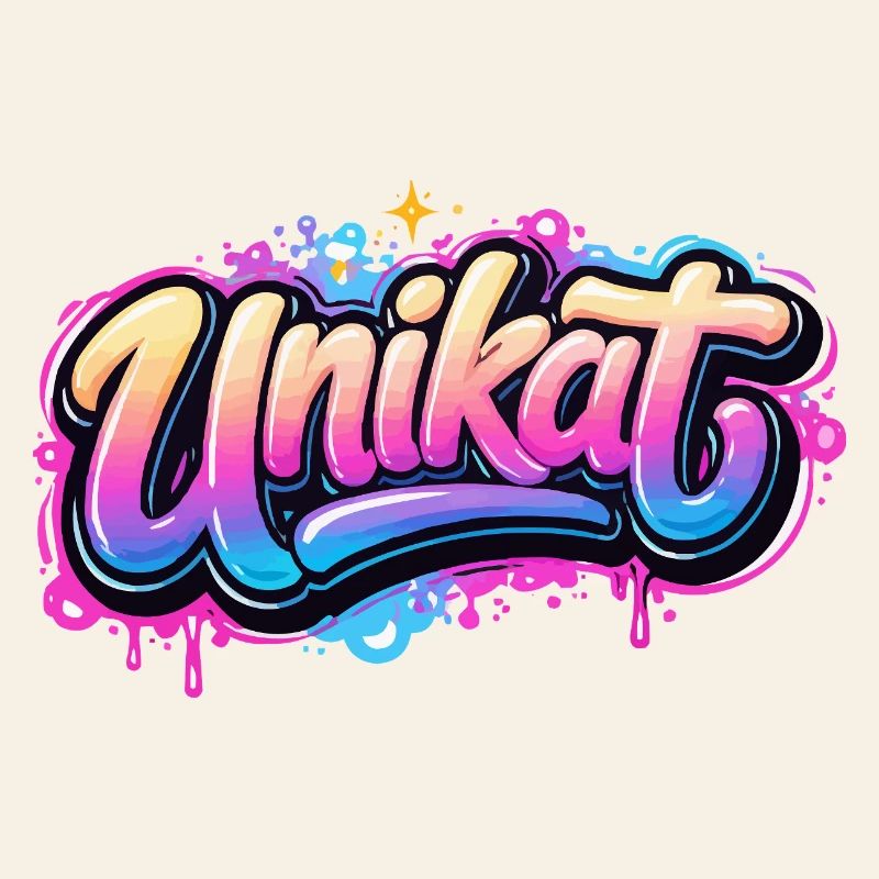 Néon graffiti unique