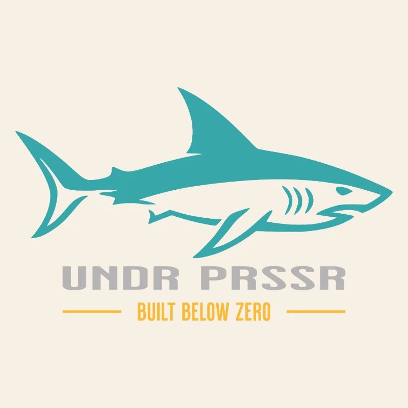 Requin UNDR PRSSR Plongeur Plongeur Construit en dessous de zéro