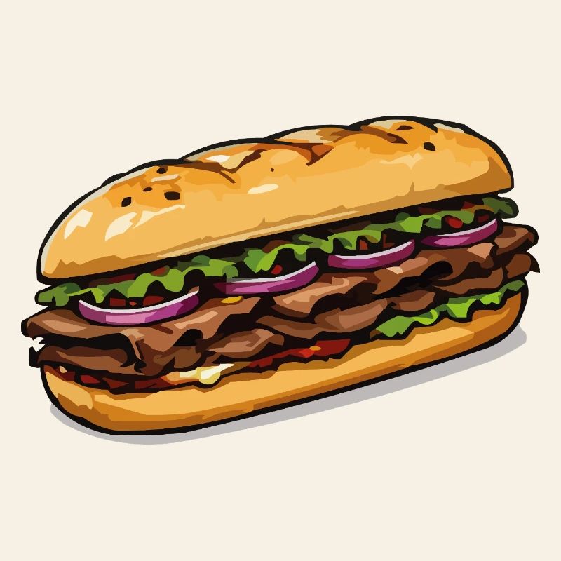 Illustration de sandwich