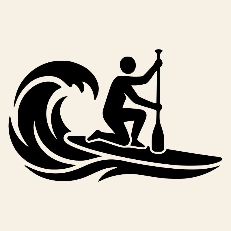 SUP Board Stand Up Paddling Wave Surfing
