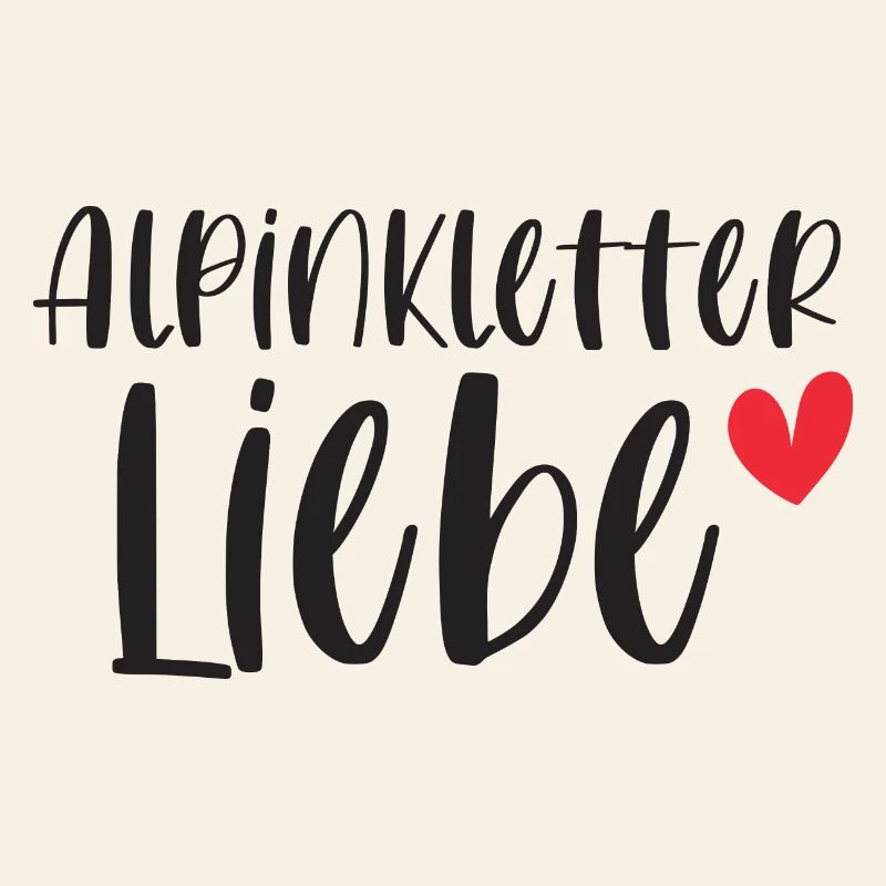 Klettern Alpinklettern Alpin Liebe Berge Geschenk