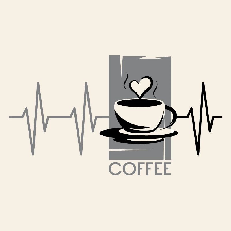 puls coffee cafe herzschlag Kaffee Liebe icon