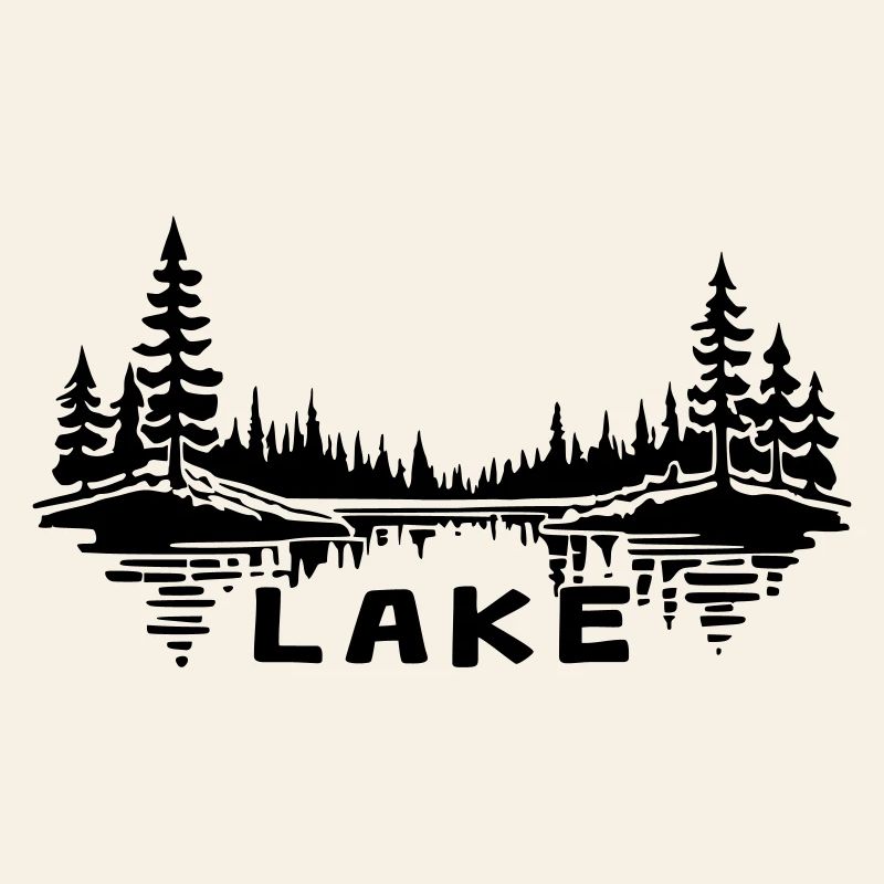 Reflet du lac [Noir]