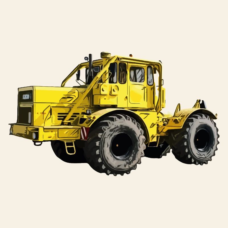Yellow Power Machine K700 Tractor