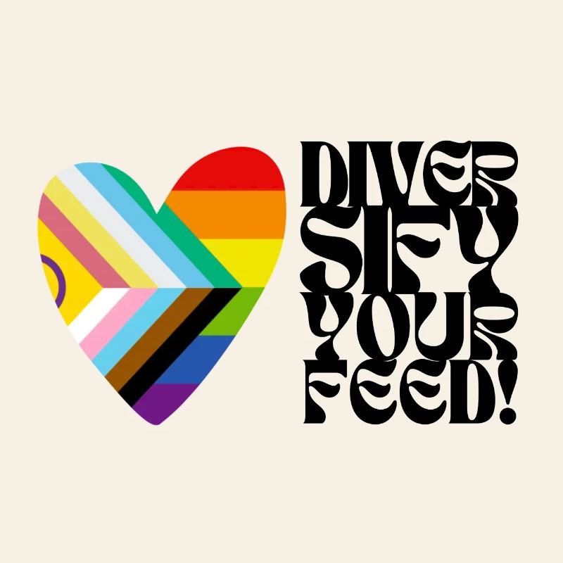 🌈♿ Diversify Your Feed –Progress Pride&Disability