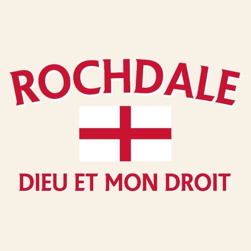 Devise du drapeau anglais de Rochdale