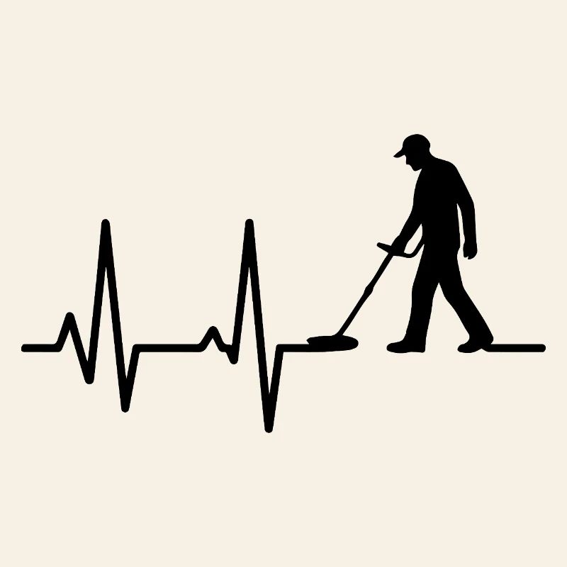 Herzschlag-oder-Metall-Detektions-Enthusiast